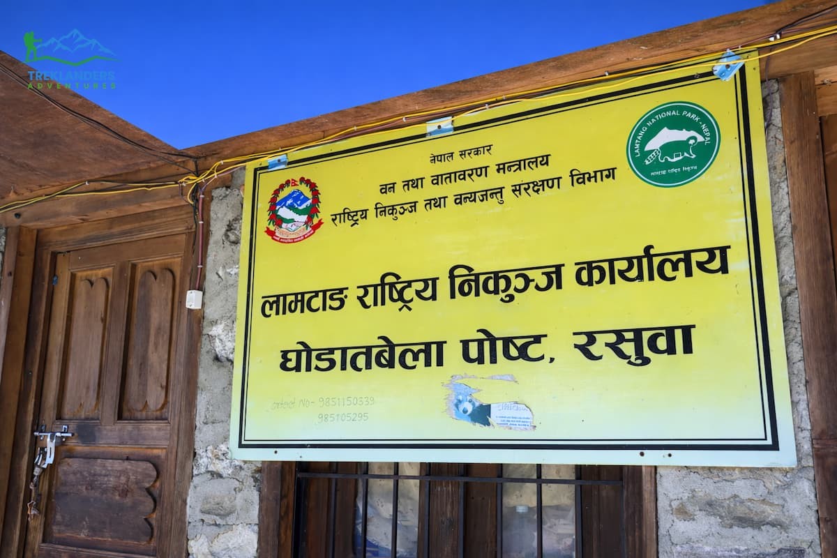 Permit checkpoint at Ghoda Tabela