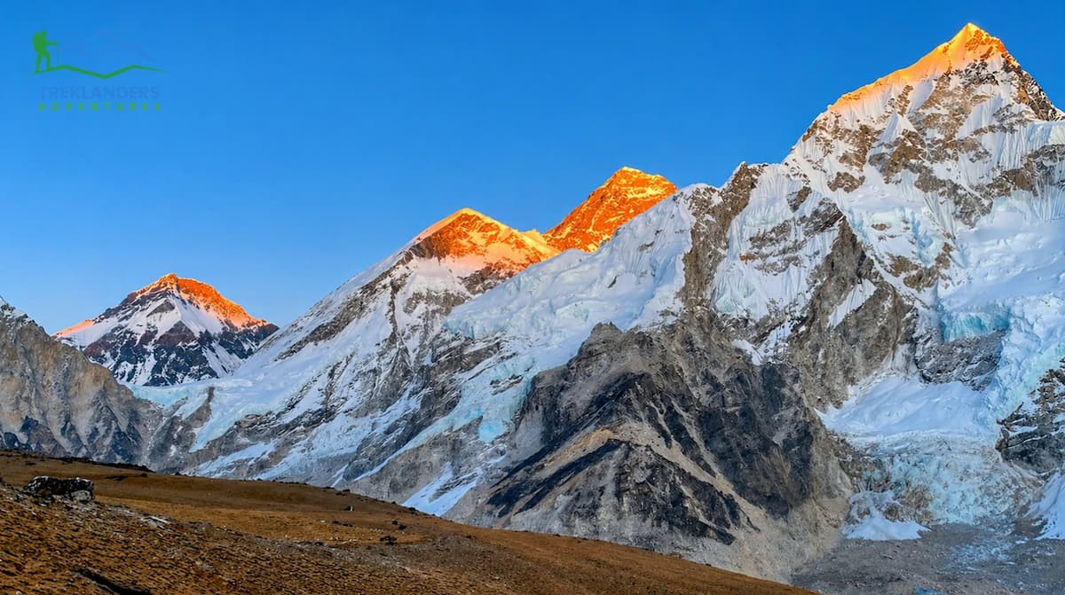 Sunset view of Mt. Everest