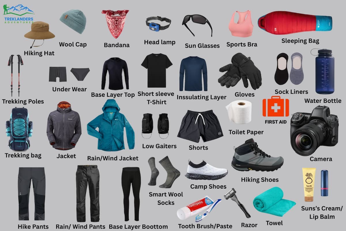 Seasonal Trekking Gear Checklist