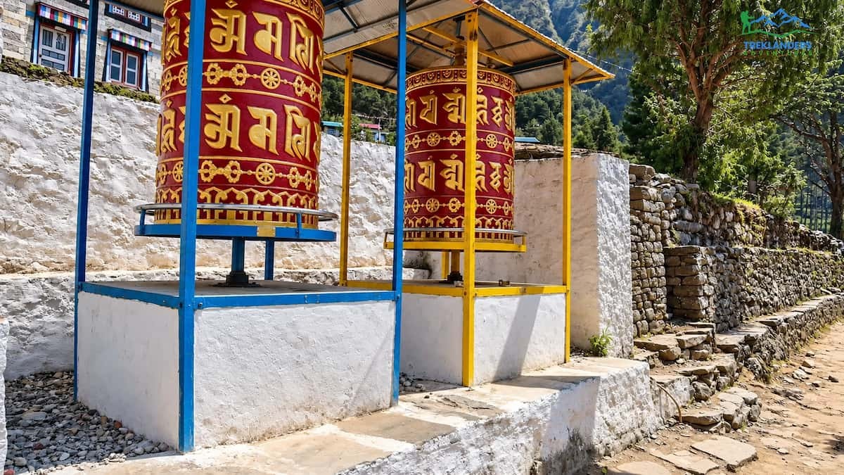 Sherpa culture and monasteries