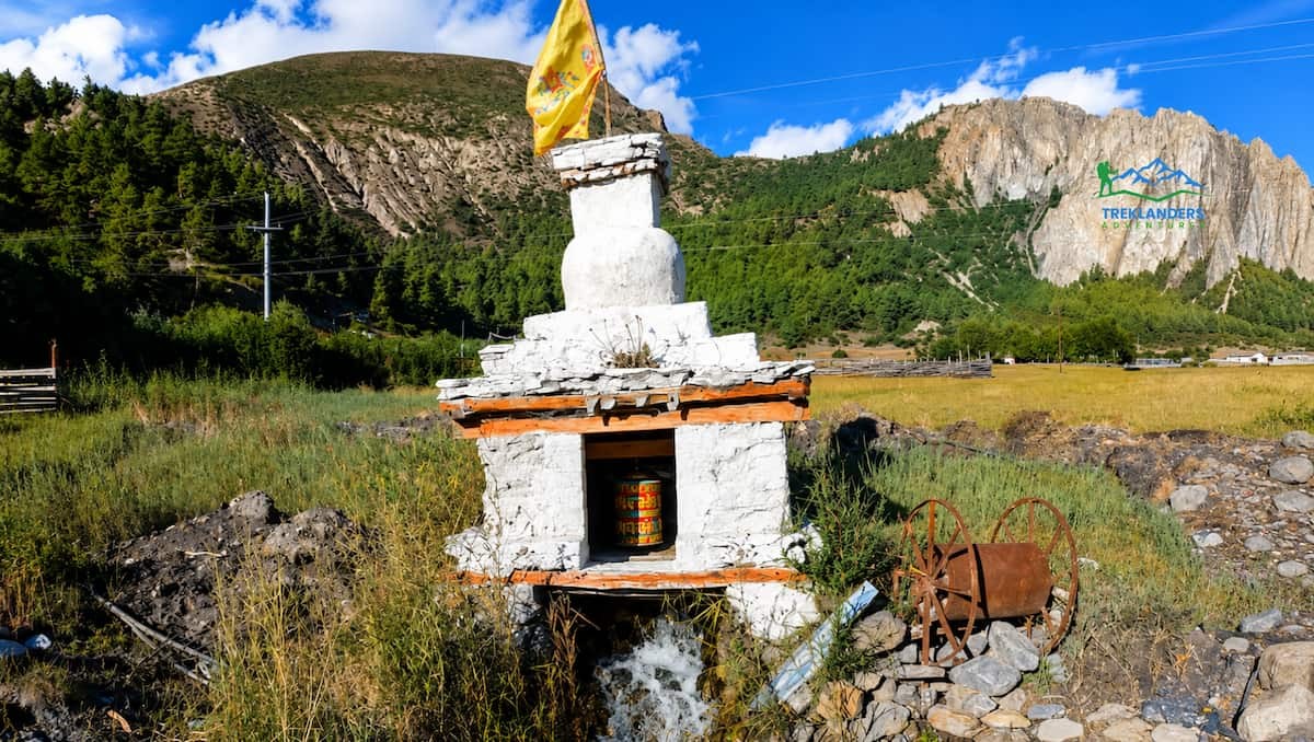 Prayer Wheel at Bhraka