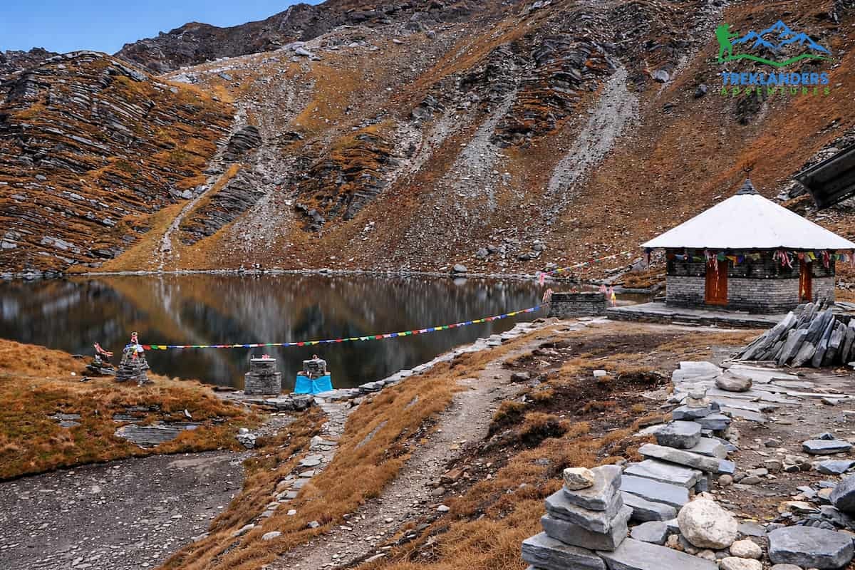 Barah Temple at Khair Lake
