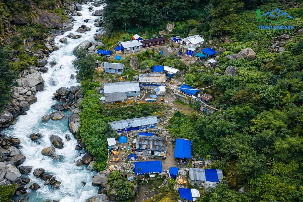 Drone Photography at Domen- Langtang Valley Trek