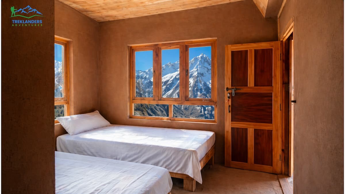 Accommodation (room)- Langtang Valley Trek