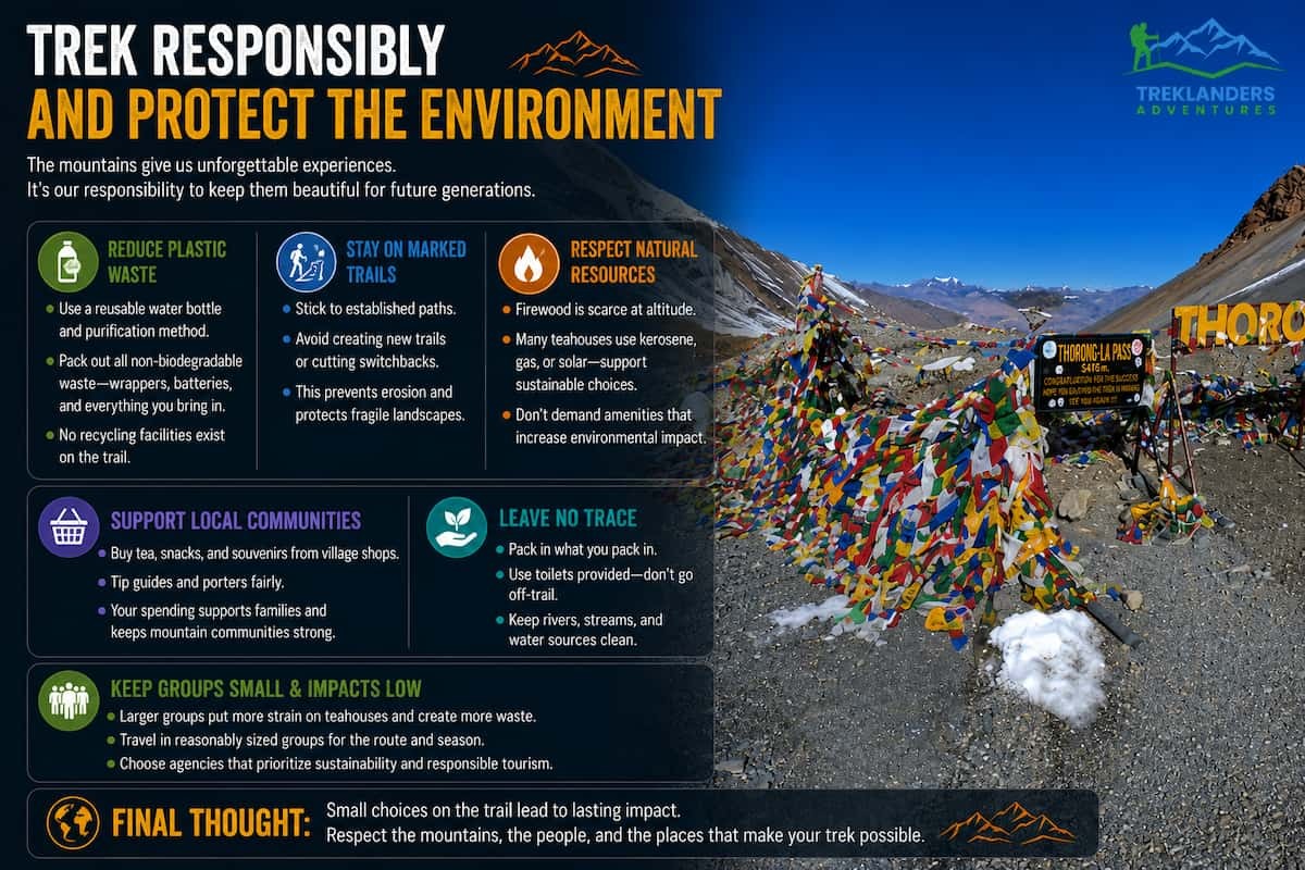Trek Responsibly and Protect the Environment