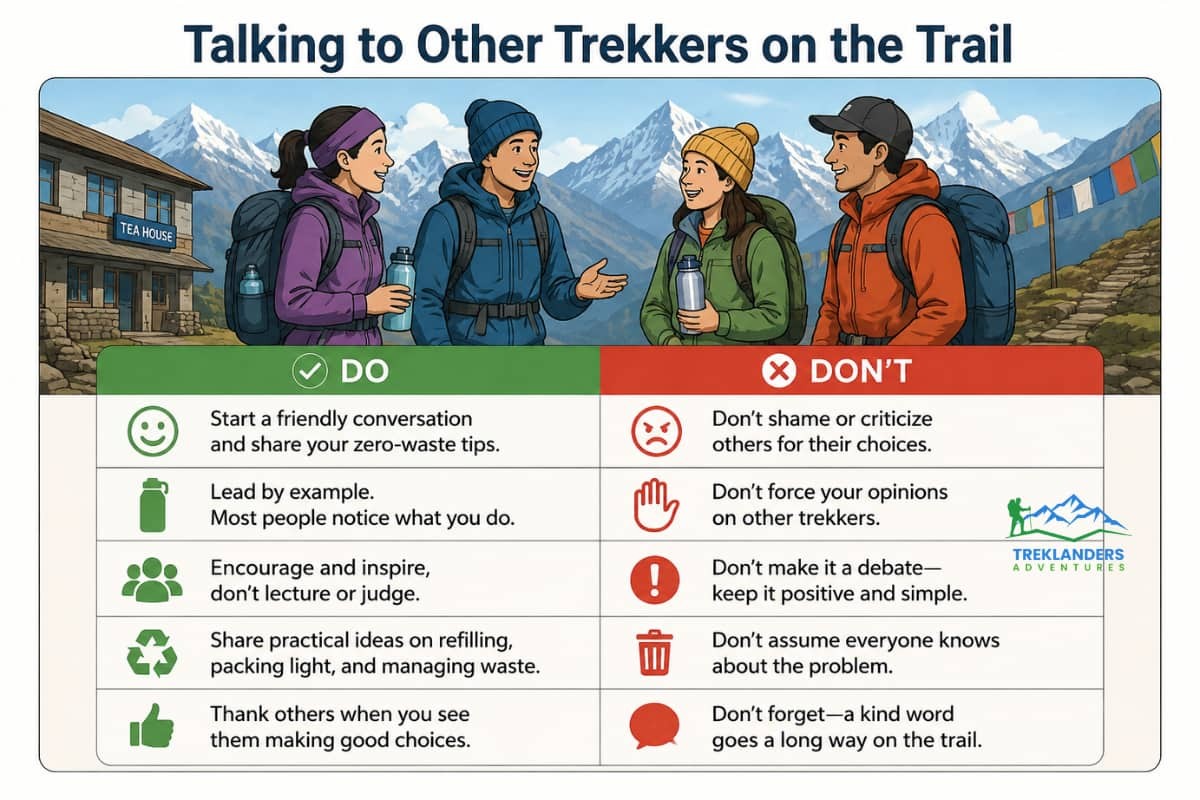 Talking to Other Trekkers on the Trail