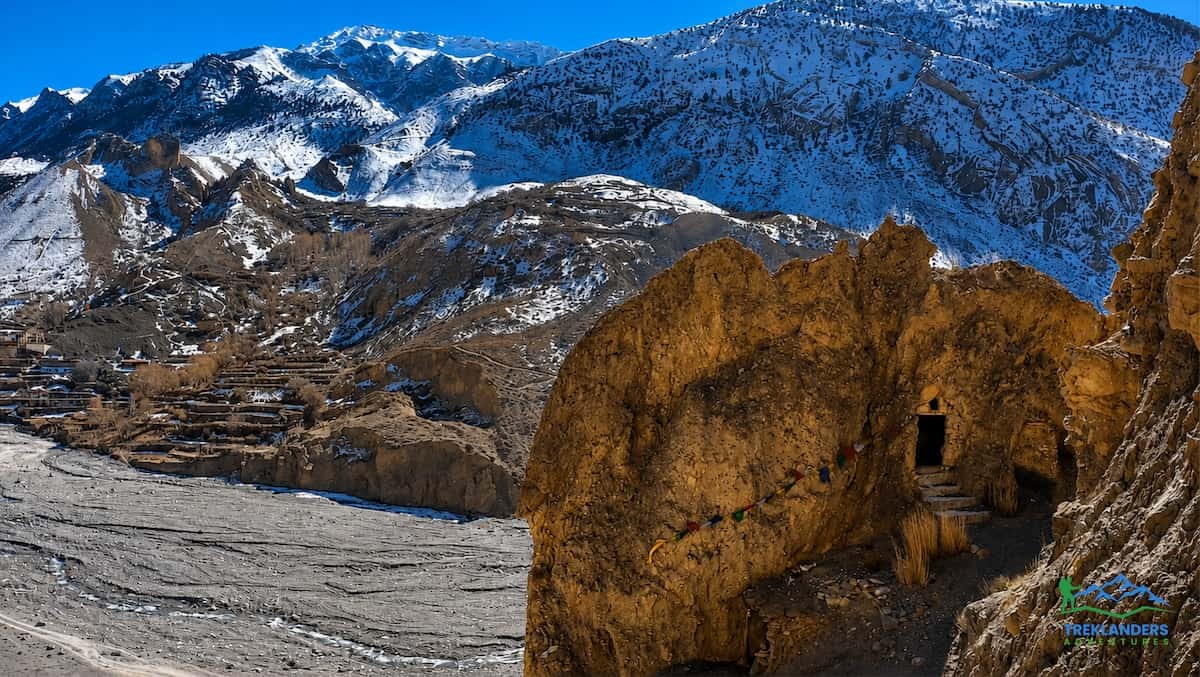 Beautiful Cave with Mountain Views – Upper Mustang Trek
