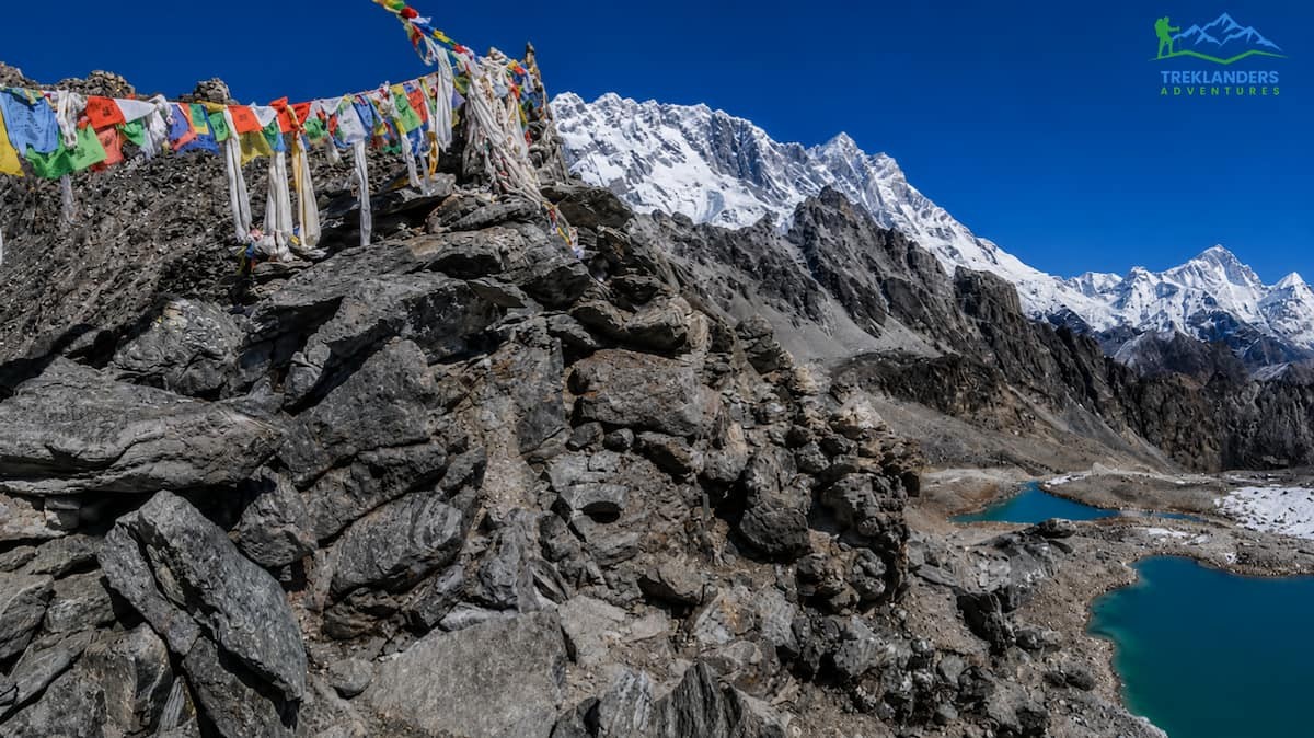 Kongma La Pass in Spring- Everest Three Passes Trek