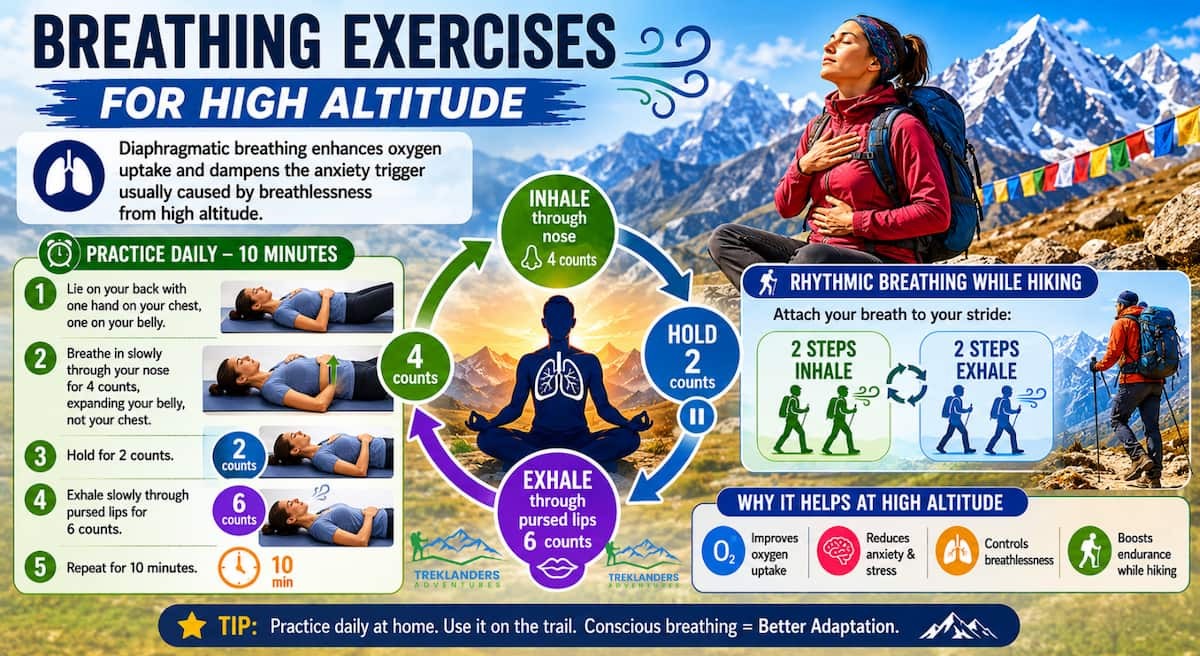 Breathing Exercises for High Altitude Trekking