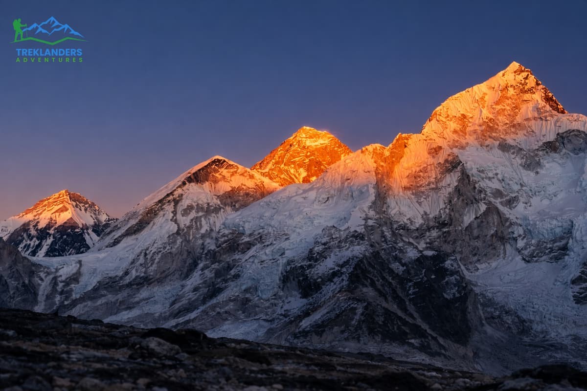Sunset view Everest- Everest Base Camp Trek