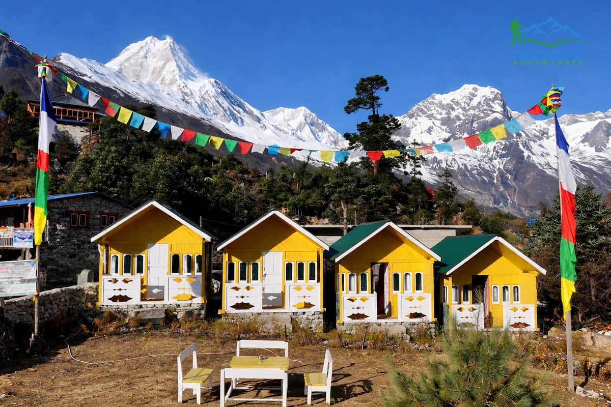 Tea Houses Lodges - Manaslu Circuit Trek
