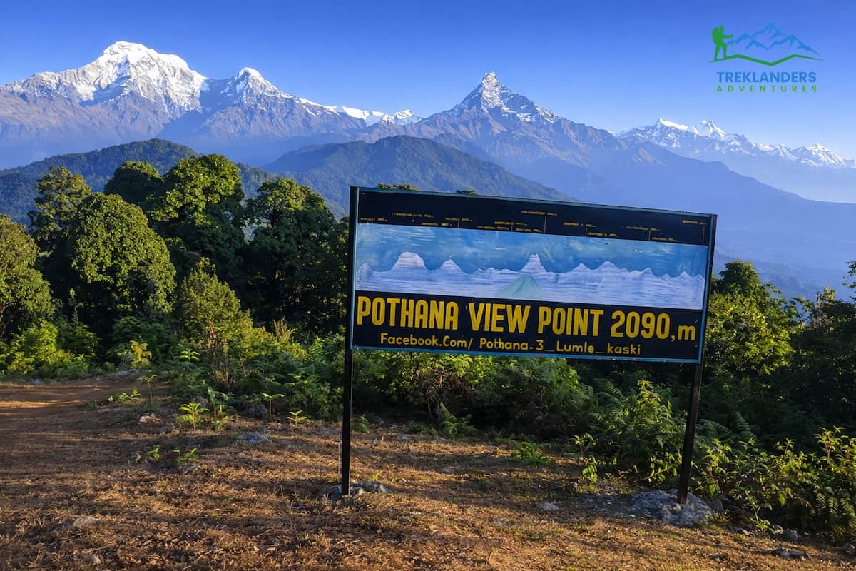 Pothana View Point- Mardi Himal Trek