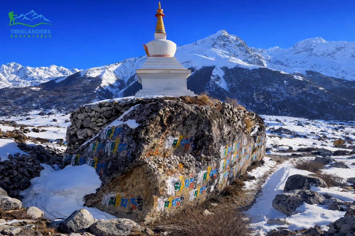  Stupa at Kyanjin Valley- Langtang Valley Trek