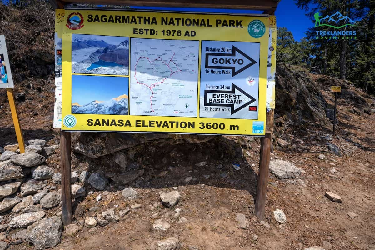 Trail along the Gokyo Lake Trek and Everest Base Camp Trek