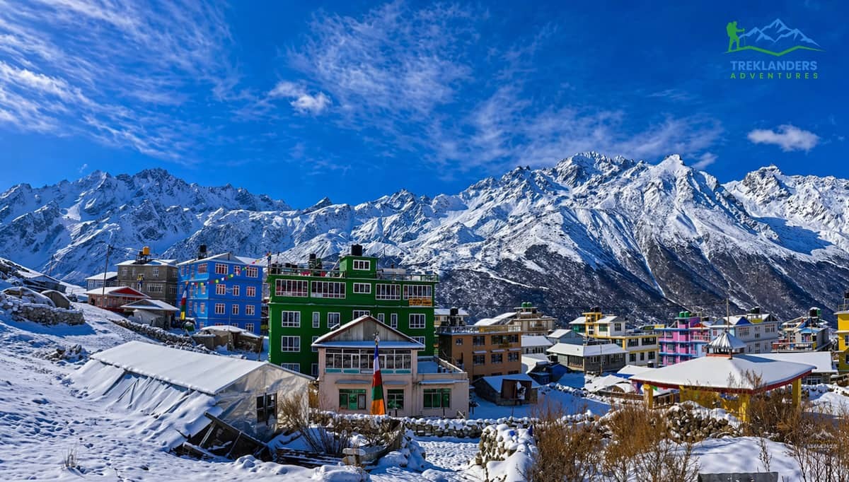 Teahouse lodges in Kyanjin Valley