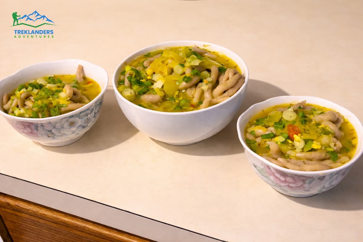 Traditional Sherpa food: Towa