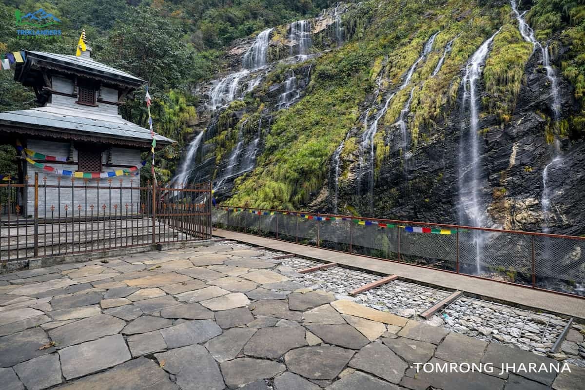Tomrong Waterfall- Annapurna Base camp Trek