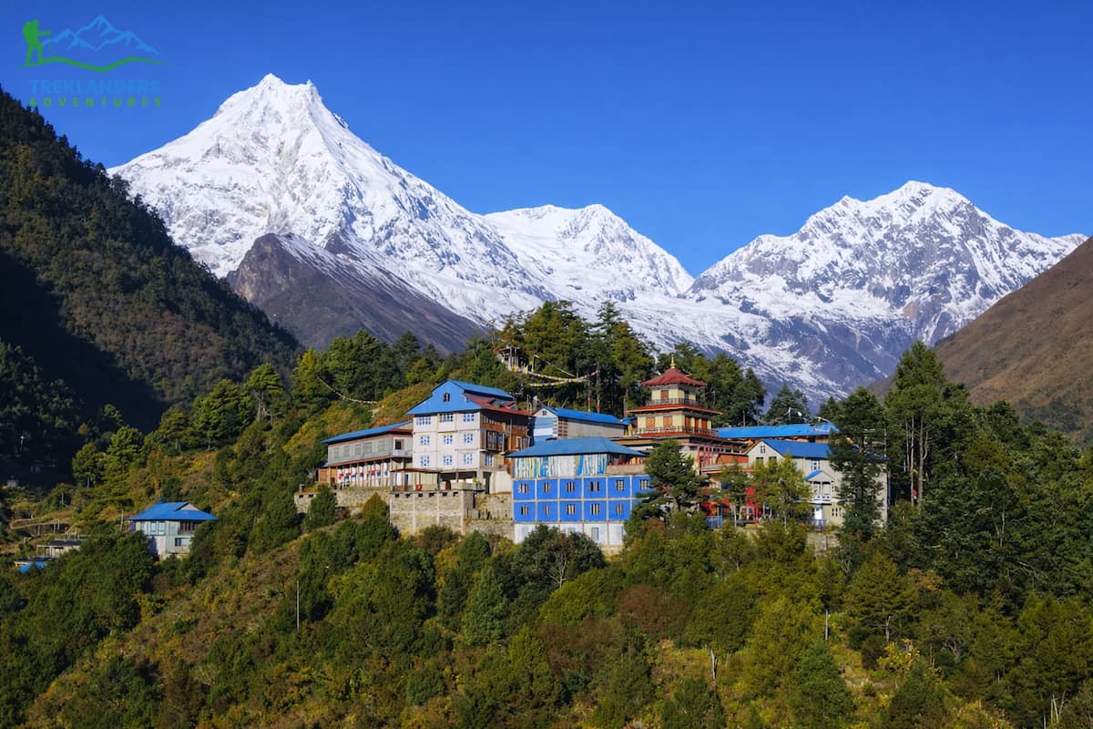 Monastery at Lho- Manaslu Circuit Trek