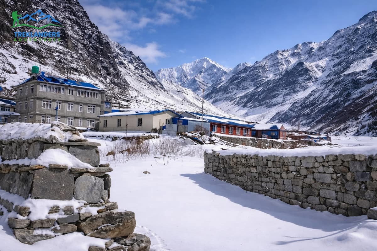 Langtang Village in Winter- Langtang Valley Trek