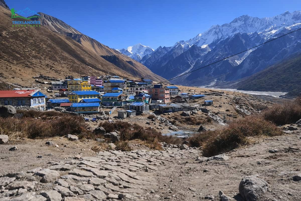 Kyanjin Valley in autumn- Langtang Valley Trek