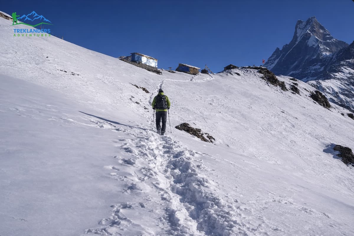 Mardi Himal Trail in winter