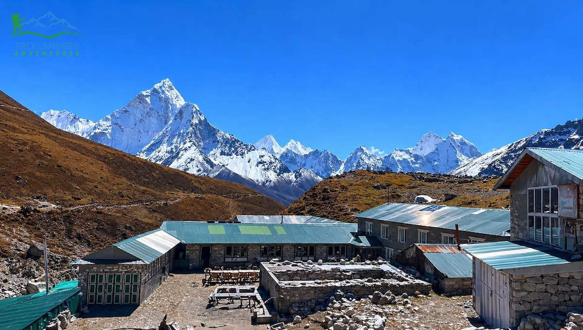 Tea House Lodges in Gorak Shep During the Everest Base Camp Trek