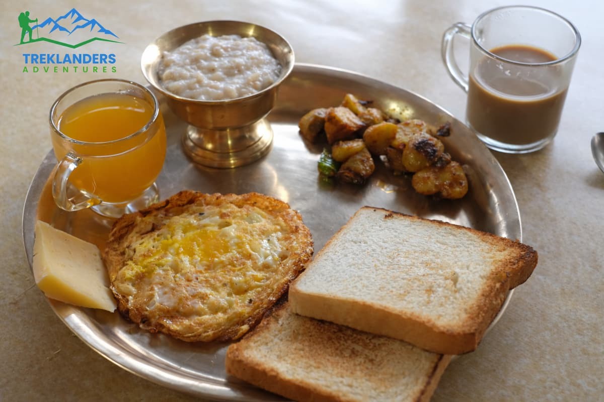 Food- Mardi Himal Trek