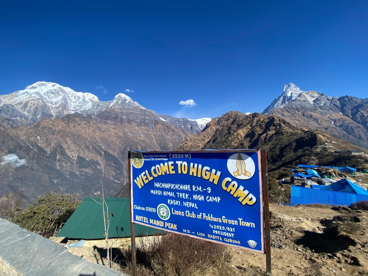 Mardi Himal Trek Route