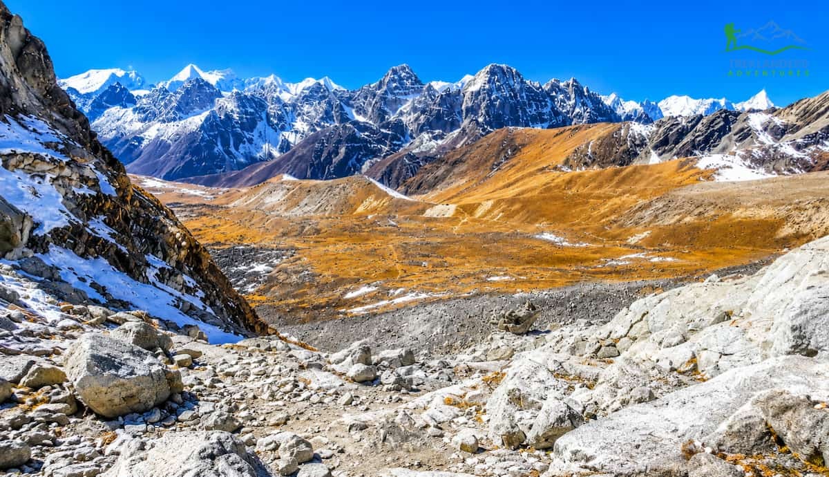 View from Cho La Pass