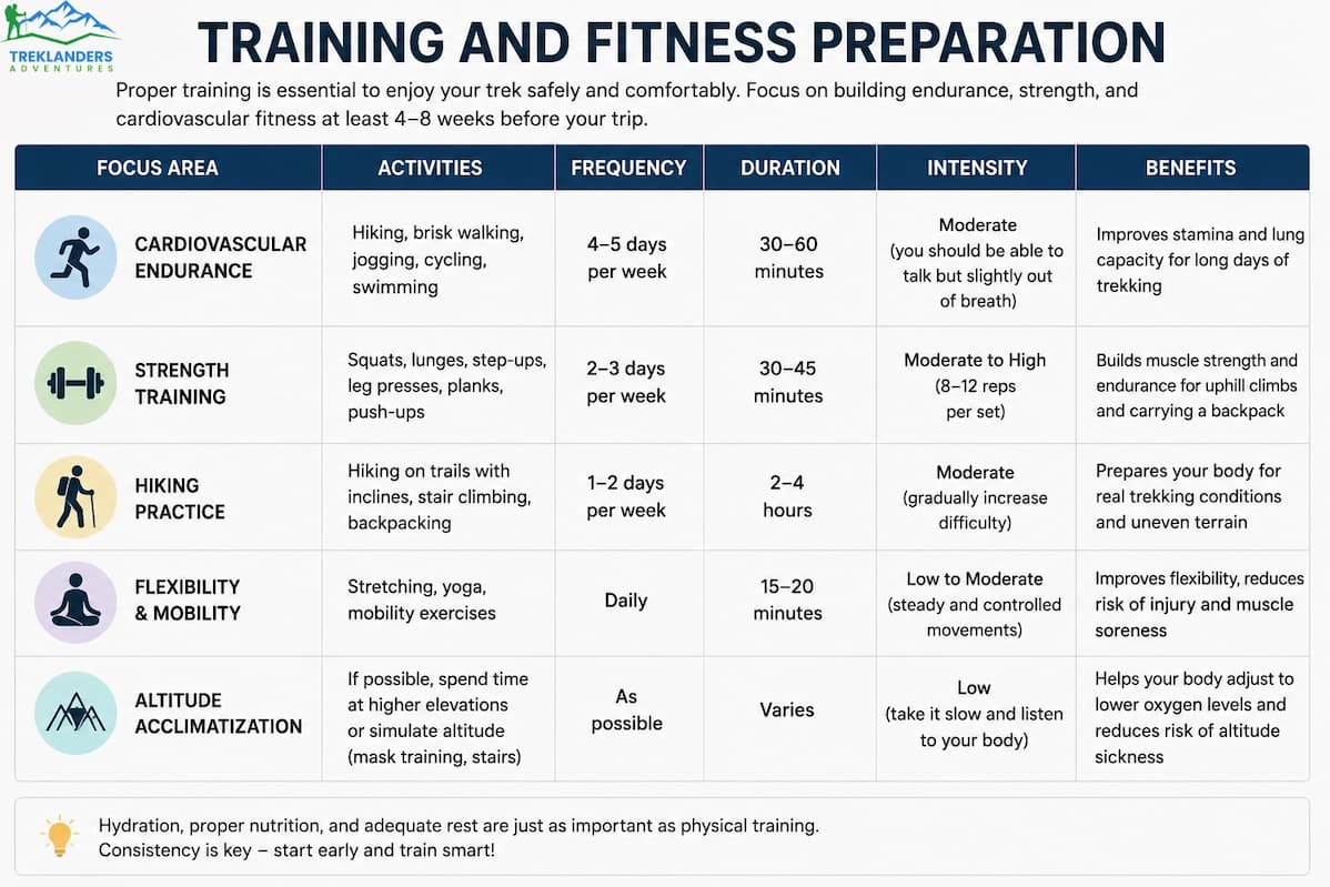 Training and Fitness Preparation