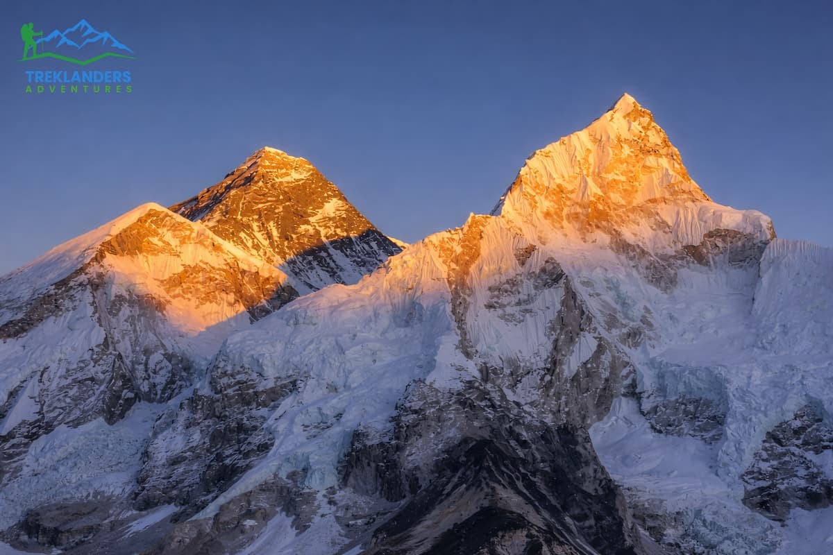 sunrise over the everest- Everest Base camp Trek