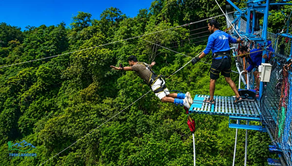 Bungee Jumping near Kathmandu
