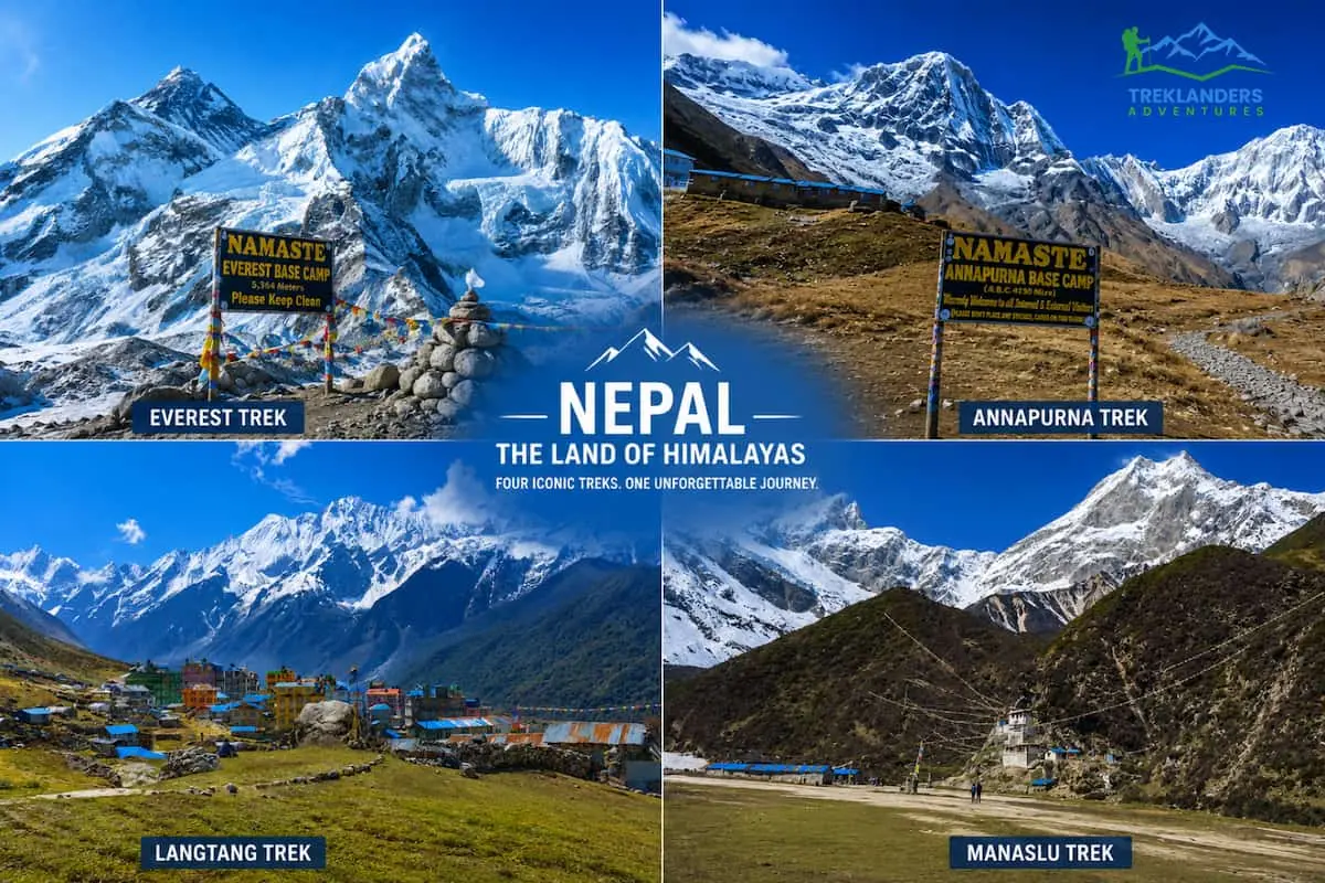 Everest vs Annapurna vs Langtang vs Manaslu Trek Guide