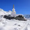 Kyanjin Valley during winter- Langtang Valley Trek